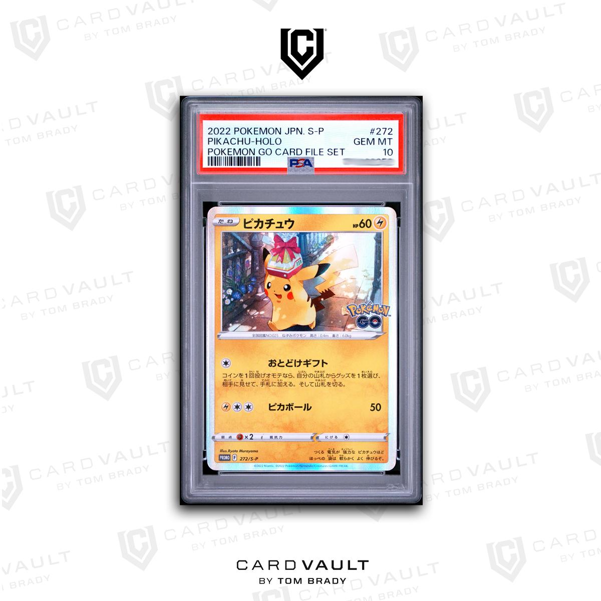 2022 POKEMON JAPANESE PROMO 272 PIKACHU POKEMON GO PSA 10